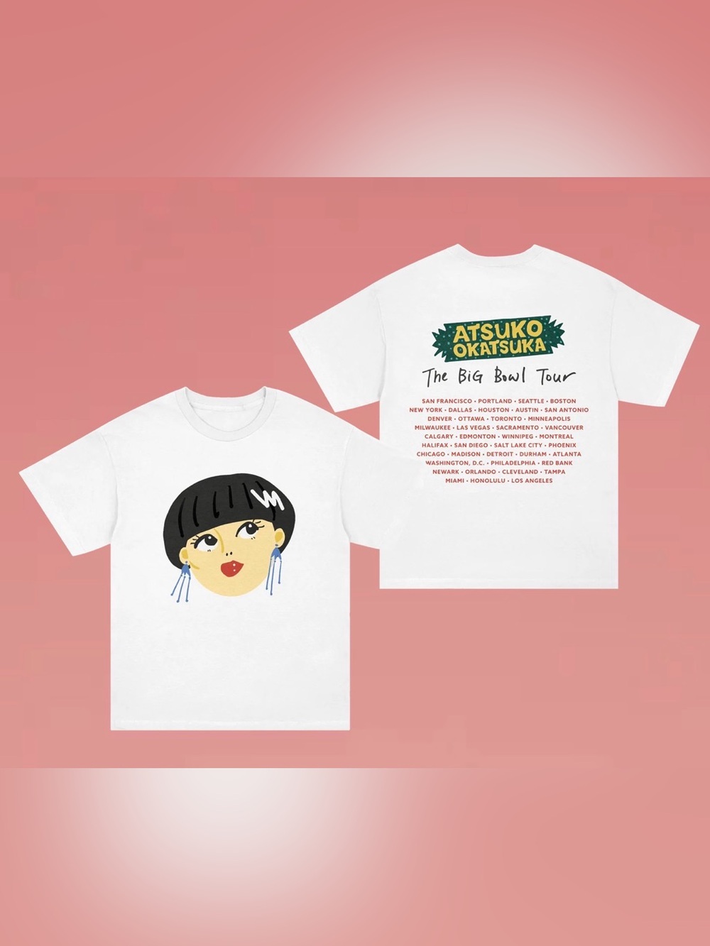 Atsuko Okatsuka The Big Bowl Tour Tee